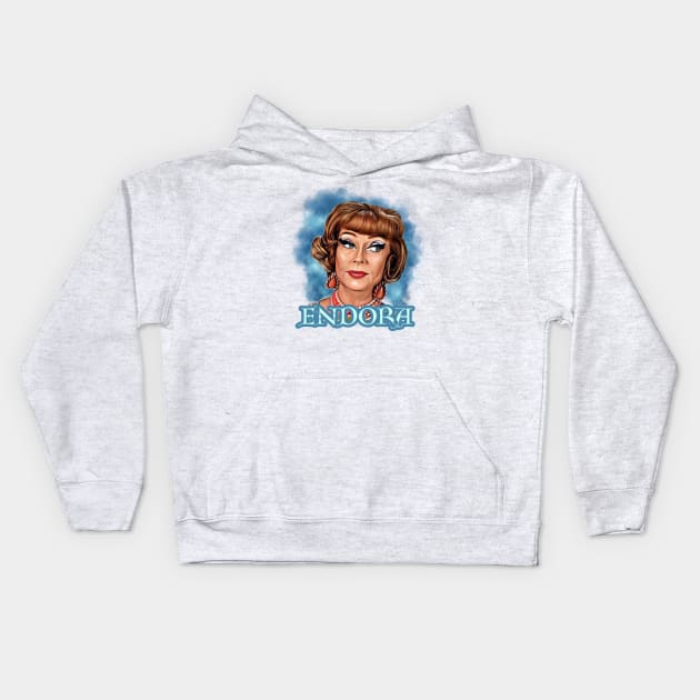 Bewitched - Endora Kids Hoodie by Zbornak Designs